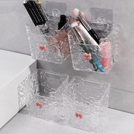 Glacier Streaks Storage Box - Item Container - Ins, Dustproof, Punch-free, Moisture-proof - Bathroom