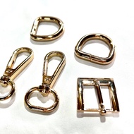 Handbag Accessories, Crab Claw Hooks 2.5cm - 2cm - 1.5cm, D-shaped Buckle 2.5cm - 2cm - 1.5cm, Metal
