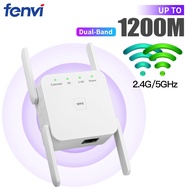 ☊ 5Ghz WiFi Repeater Wireless Wifi Extender 1200Mbps Wi-Fi Amplifier Router Long Range Wi-Fi Signal Booster 2.4G/5Ghz Wifi Repiter
