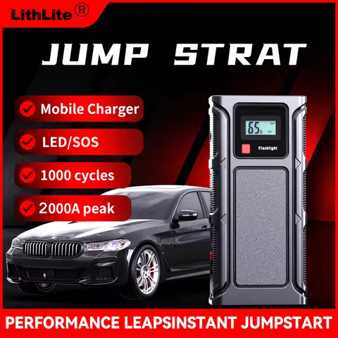 2000A Car Jump Starter Power Bank 18000mAh Portable Battery Station For Petrol 8L Diesel 6L Car Emer