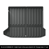 แผ่นรองกันลื่นสำหรับเก้าอี้รถ Hyundai Ioniq5 N5 แผ่นรองหลังคารถยนต์แบบเต็มรูปแบบ TPE แผ่นรองเบาะรองร