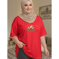 2337 [AIYOU] XL-5XL T shirt Women Plus Size Tshirt Woman Couple T Shirt Ladies Baju Perempuan Murah 