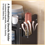 Siv 2/3-Tier Dish Rack Dish Drainer Dish Cabinet Kitchen Countertop Plate Organizer Storage Shelf ✧