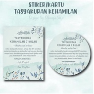 Pregnancy Thanksgiving Stickers 4 Months / 7 Months / Tasyakur 4 Months / Tasyakur 7 Months (Part 3)