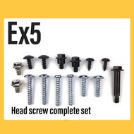 HANDLE SCREW SET EX5 SCREW HANDLE COVER (1 SET)