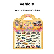 3D Gold Foil Children Kids Cartoon Stickers Kids Goodie Bag Gifts Children Day Gift Goodie Bag Kid Birthday