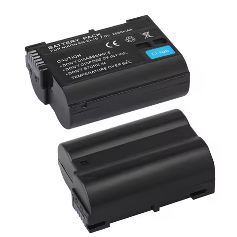 2550mAh EN-EL15 ENEL15 EN EL15 Battery for Nikon Z6 D7000 D7100 D7200 D500 D750 D800 D800E D810 D850