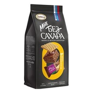 阿孔特 俄羅斯原裝進口無蔗糖威化餅乾408g可哥味休閒零食品獨立包裝（平行進口）