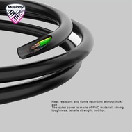 MUSLADY IEC320 C14 To C5 ปลั๊กไฟสาย 9.84ft 2.5A To 10A 250V Heavy Duty IEC320 C14 To C5 สายไฟสำหรับL