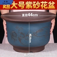 #紫砂花盆特大号绿萝花盆种树花盆大口径发财树花盆陶瓷花盆之鬤 O6WF