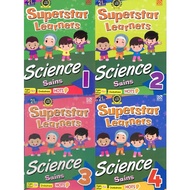 SUPERSTAR LEARNER SCIENCE / SAINS ( BOOK 1 - 4 ) AGES 4 - 5 +