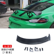 For Porsche Boxster Kaman 981 987 718 Restoration GT4 Carbon Fiber Tail Carbon Fiber Spoiler