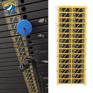 Perfeclan Weight Stack Labels 5kg to 150kg Weight Block Label Sticker Weight Stickers