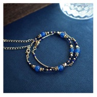 生日石系列 | 九月 | 藍寶石 | 兩件組合式手鍊 |