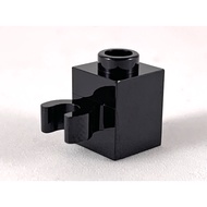 LEGO PARTS (GENUINE) 60475b Brick, Modified 1 x 1 with Open O Clip (Vertical Grip) - Hollow Stud