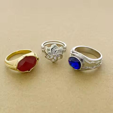 LOTR Vilya Nenya Narya Ring Elrond Galadriel Gandalf Fashion Jewelry Fan Gift High Quality
