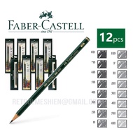 Extra Break-Resistance Premium 12pcs Pencil Faber Castell 6H/5H/4H/3H/2H/H/F/HB/B/2B/3B/4B/5B/6B/7B/