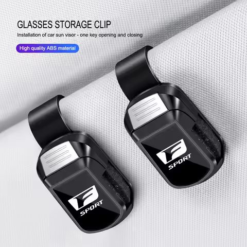 Car Glasses Storage Clip Sun Visor Sunglasses Holder For Lexus GS IS LS500h ES260 ES300h RX350h NX26