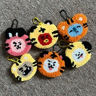 BT21 Tiger Mini Bagcharm BT21/ Bagcharm Handmade/ Bagcharm BT21/ Keychain