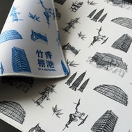 香港竹棚美學 — 雙面電腦桌墊 香港原創設計