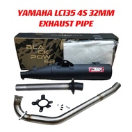 100% Original AHM Yamaha LC135 4S 4 SPEED Racing Exhaust Pipe Std Cutting Standard 32mm Ekzos AHM Max Flow 4 Stroke