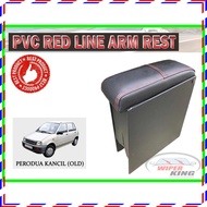 Perodua Kancil OLD PVC Red Line Arm Rest