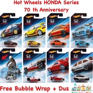Ready HOT WHEELS HONDA SERIES 70 TH ANNIVERSARY CIVIC EF SI ODYSSEY MONKEY Z50 S2000 CRX RACER ORIGI