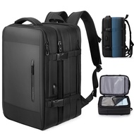 กระเป๋าเป้สะพายหลังผู้ชายการเดินทางธุรกิจเรียบง่าย, กระเป๋าเป้สะพายหลังแล็ปท็อปขนาดใหญ่17นิ้วขยายได้กระเป๋าเดินทางกันขโมยกระเป๋าเดินทางพร้อมที่ชาร์จ USB