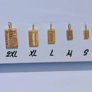 Loket abacus emas 375 B72 2XL,XL,L,M,S B73 B155 B167