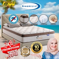[ FREE 1 X RM99 T-SHIRT ] Dreamland Sanctuary Pocket Spring Model 13 Inches Thick MiraCoil Technolog