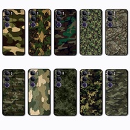 Soft black phone case for Vivo Y15S Y15A Y16 Y17 Y17S Y19S Y20i Y20S Y20 Forest camouflage pattern F