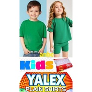 Yalex Plain Shirt Pambata - kids Emerald Green