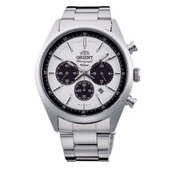 Orient Watch Neo Seventies  Solar Chronograph Milky White Panda WV0041TX Men's
