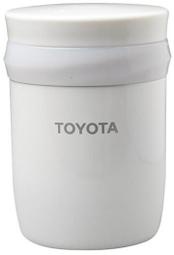 TOYOTA 真空保溫食物罐(白) 附湯匙 380ml 公司貨 SUS304不鏽鋼 SGS檢驗認證