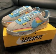 全新 Union LA x Nike Cortez SP 灰藍阿甘復古休閒跑鞋 男女同款