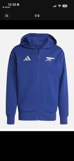 阿仙奴 Adidas Arsenal 2024-25 Anthem Jacket 藍色外套