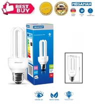 (MEGAMAN) [18W] PLCE Tube(3U)/CFL Bulb (Sirim Approved) (E27) - 3000K(Warm White)/6500K(Daylight)