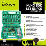 Laxton L03-053 Socket Wrench Set 53 Pcs Multifunction Socket Wrench Ratchet Socket Tool Kit