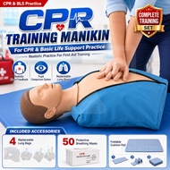 Adult CPR Manikin Professional Training Model Cardiopulmonary Resuscitation Dummy with AED Trainer F