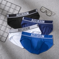 Aussiebum Men's Cotton Briefs Sweat-Absorbent Breathable Comfortable