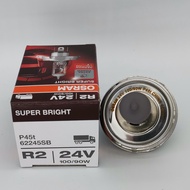 Osram Disc Bulb H4 R2 12V 24V 100/90W P45T 70W 62245 Forklift Off-Road