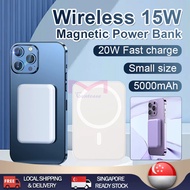 [SG] 5000mAh Magnetic Powerbank 20W Fast Charging Power Bank Mini Powerbank