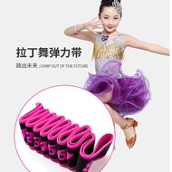 [Taiwan Shipment] Latin Dance Elastic Multi-Segment Yoga Stretch Band 8-Grid Tension Digital Resista