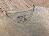 Patagonia capilene  base layer   排汗V領短袖 灰