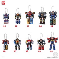 〘散賣〙BANDAI 歷代 超級戰隊 DX 機器人迷你 半立體 吊飾 掛飾 Super Sentai DX Robot Charm Candy Toy 食玩 玩具 (全10種) 太陽戰隊 恐龍戰隊 激