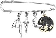 A Court Of Thorns And Roses Merch ACOTAR Inspired Brooch Pin Fantasy Bookish Gift SJM Reader Gift Dr