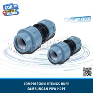 2" inch Comet hdpe pipe connection | Coupling Compression Straight Coupler 63mm Hdpe