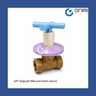 Onimi Italia - 3/4" Quarter Turn Stopcock (Mix & Match) / 3/4 inch Stopcock (Quarter Turn) Pastel Co