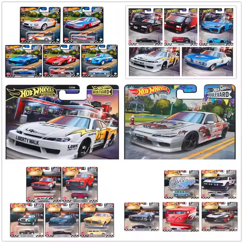 Hot Wheels Collect Toys Cars for Kids Fast Lamborghini Audi RS6 BMW Mustang GTR Porsche964 Civic Ben