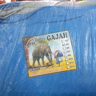 HC A3 PLASTIC TARPAULIN SIZE 3x4 METERS